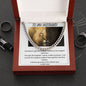 TO MY HUSBAND Cuban Link Chain