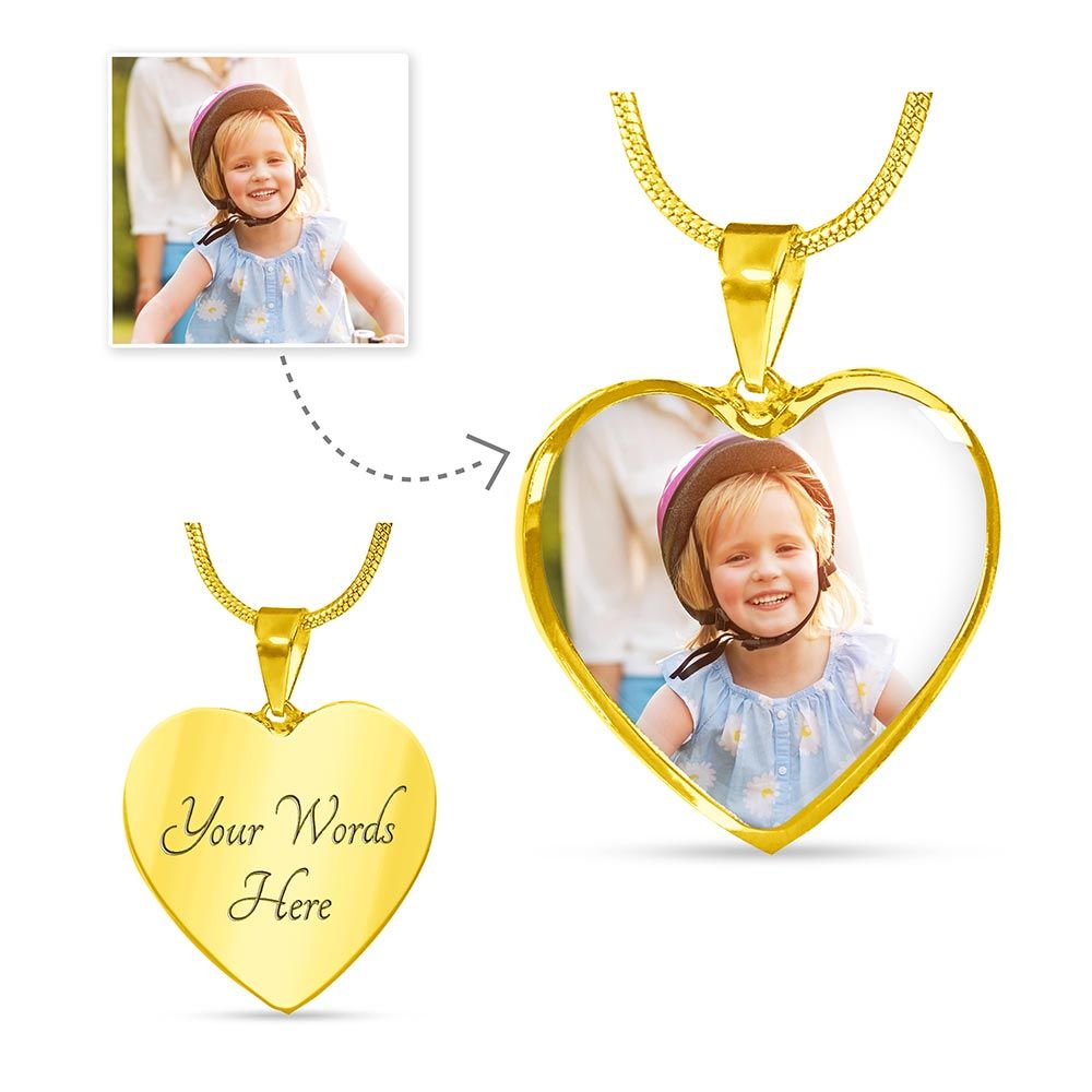 Picture In A Heart Necklace